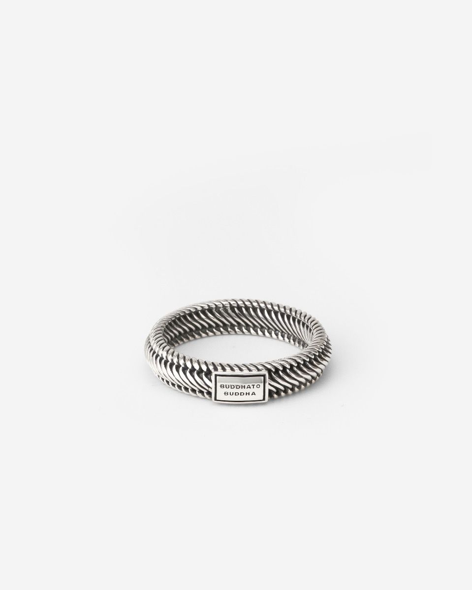 Buddha to Buddha zilveren ring Edwin Mini 809 maat 17