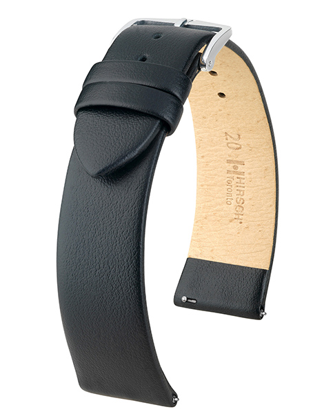 Hirsch Toronto XL Black Calf 20/18mm 03702250-2-20