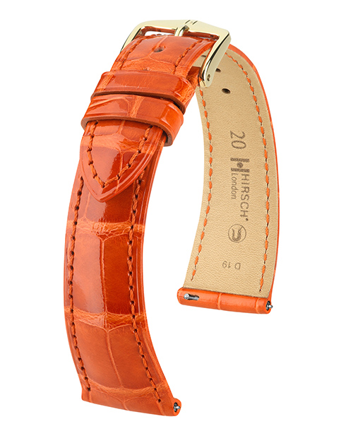 London  M
alligator
glanzend oranje
Maat: 18 mm
