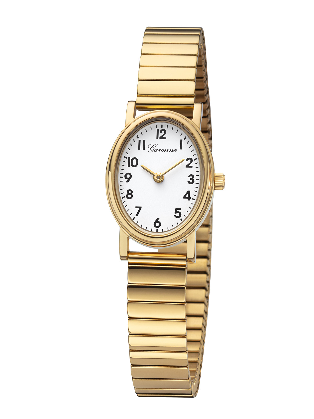 Dit is een horloge van het merk Garonne gemaakt voor dames.