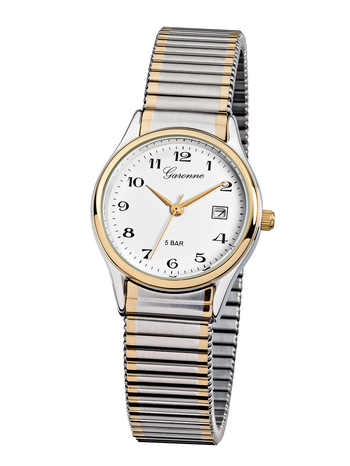 Dit is een horloge van het merk Garonne gemaakt voor dames.