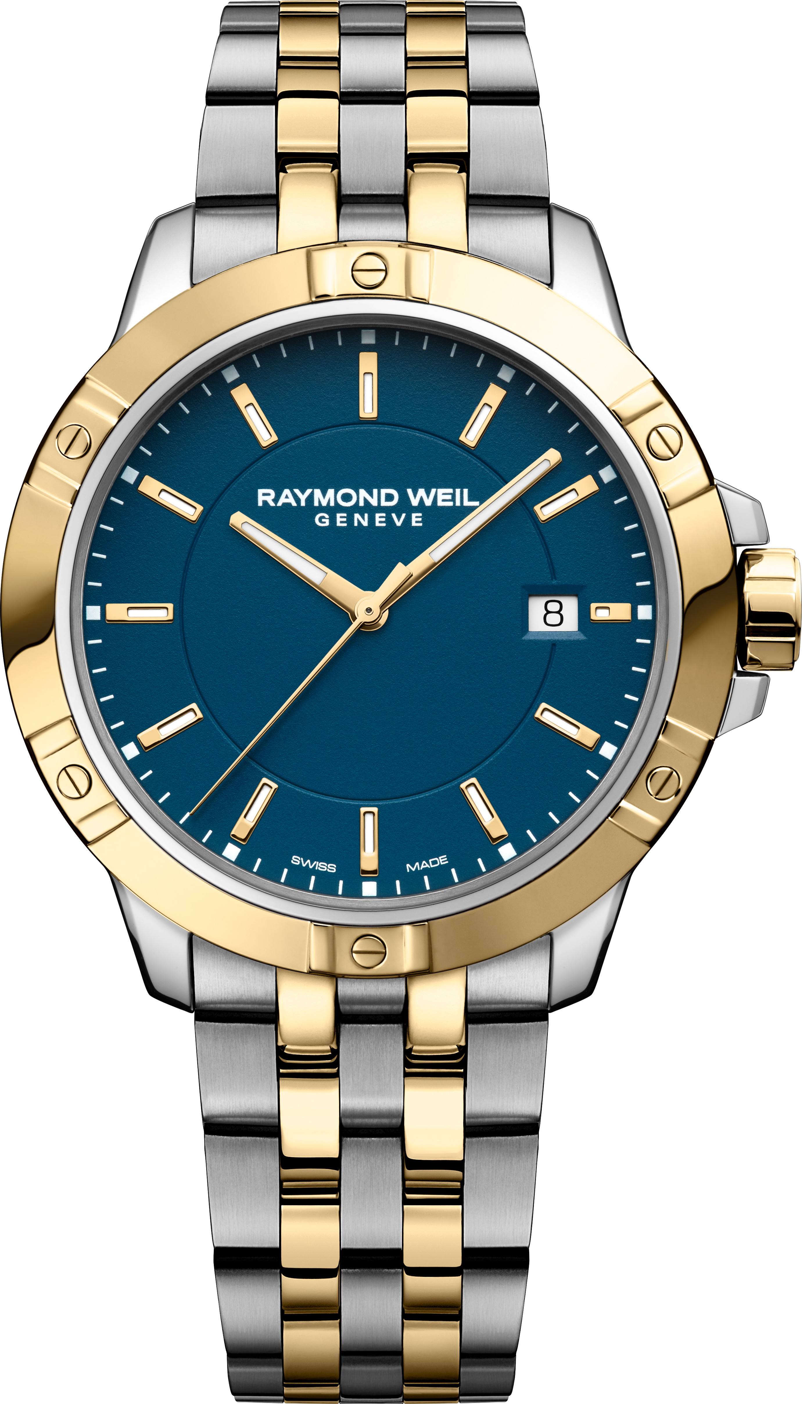 Dit is een horloge van het merk Raymond Weil gemaakt voor heren.
De specificaties zijn als volgt:
Kastmaat: 41 mm