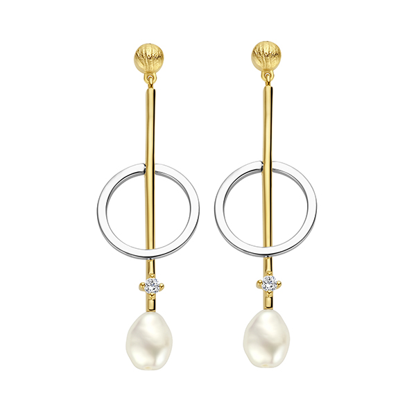 Dit zijn oorbellen van het merk FJF Jewellery gemaakt voor dames.