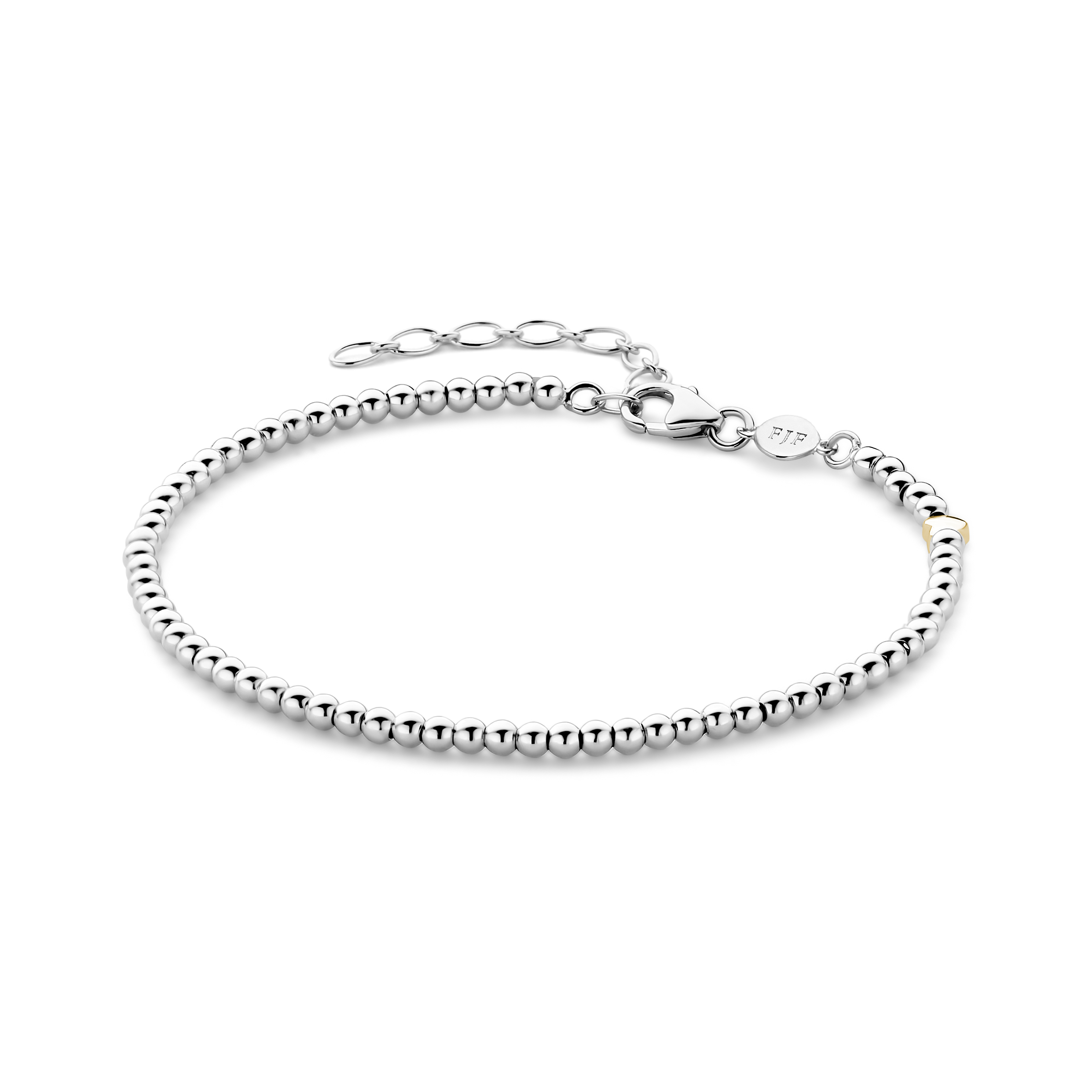 FJF zilveren armband met bolletjes