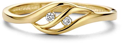 Ring van het merk swing jewels in goud 14 k