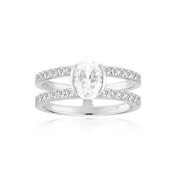 Dit is een ring van het merk Sif Jakobs gemaakt voor dames.
De specificaties zijn als volgt:
Ringmaat: 52