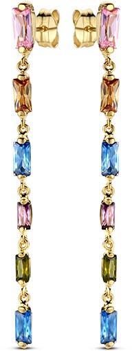 Dit zijn oorbellen van het merk Swing Jewels gemaakt voor dames.