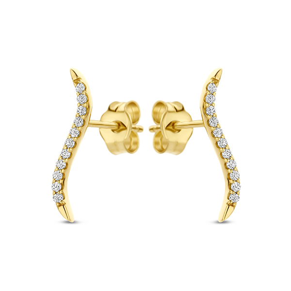 Dit zijn oorbellen van het merk Swing Jewels gemaakt voor dames.