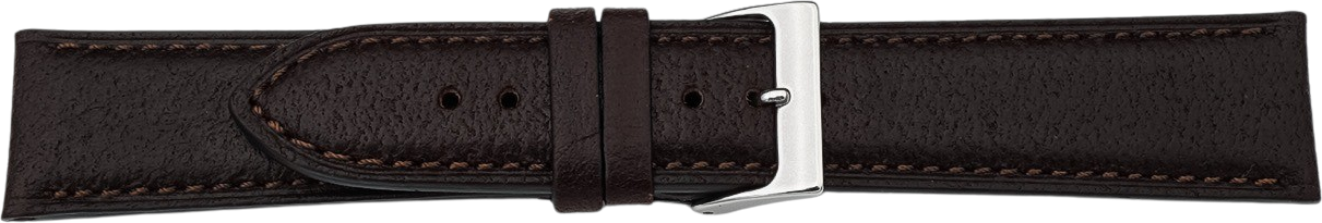 PREMIUM leather watch strap horse leather dark brown 104318