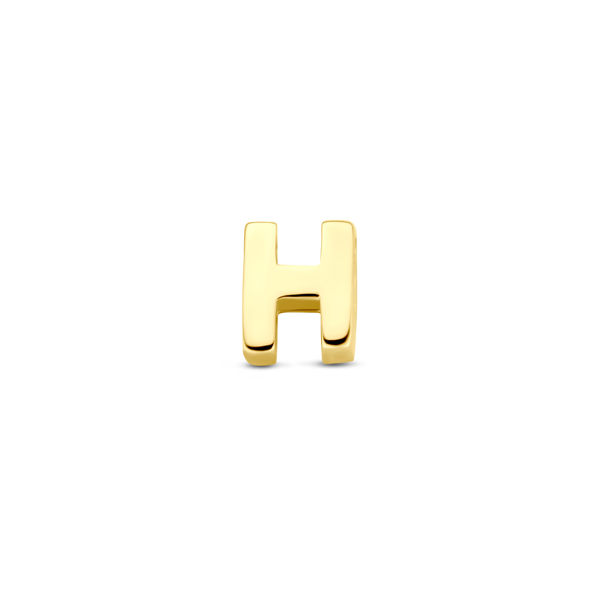 14k Geelgouden hanger uitgevoerd met een letter.