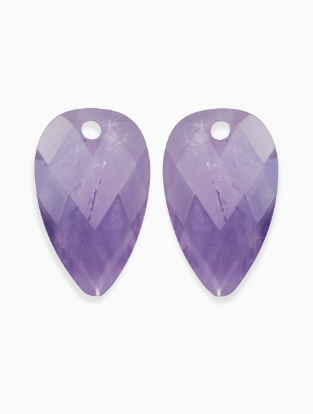 De Blossom oorbel edelstenen van Amethyst zijn echte eyecatchers! Met de Blossom oorstenen maak je jouw outfit compleet.