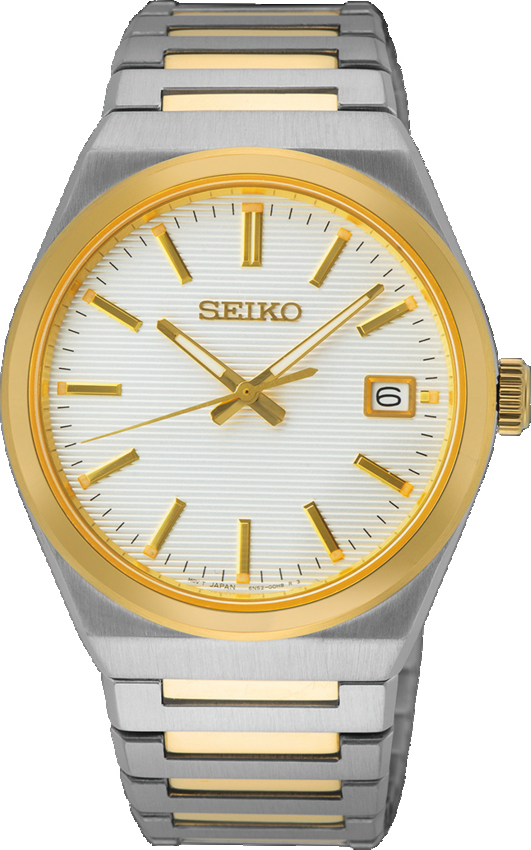 Dit is een herenhorloge van het merk Seiko. Het is een analoog horloge gemaakt van staal. De diameter van de kast is 39 mm en de kast is 8.5 mm dik.
De verdere specificaties van het horloge zijn als volgt:
Kastvorm: rond
Kastkleur: zilverkleurig
Kastmateriaal: staal
Bandbreedte: 20 mm
Bandlengte: 254 mm
Sluiting: vouwsluiting met drukker
Wijzerplaatkleur: wit
Glassoort: saffier glas
Waterdichtheid: 10 ATM
Techniek: quartz