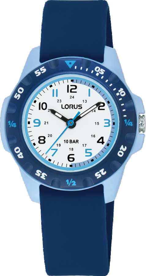 Dit is een horloge van het merk Lorus. Het is een analoog horloge gemaakt van kunststof. De diameter van de kast is 29.5 mm en de kast is 10 mm dik.
De verdere specificaties van het horloge zijn als volgt:
Kastvorm: rond
Kastkleur: blauw
Kastmateriaal: kunststof
Sluiting: gesp
Wijzerplaatkleur: wit
Glassoort: acryl glas
Waterdichtheid: 10 ATM
Techniek: quartz