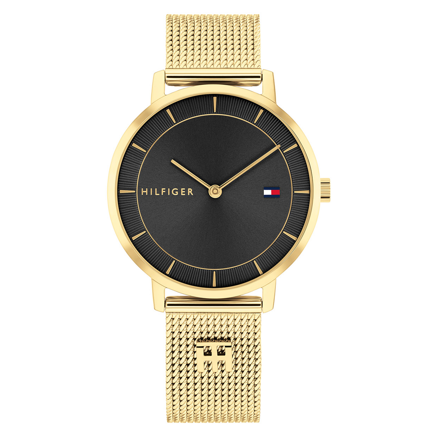 Tommy Hilfiger TH1782739 Horloge Dames Staal Goudkleurig 35mm
Dit specifieke horloge van Tommy Hilfiger uit de Tea serie met artikelnr: TH1782739 is een casual horloge die zeker niet in je collectie mag ontbreken. Het stalen dameshorloge heeft een ronde goudkleurige kast met een gladde bezel. Het horloge heeft een zwarte sunray wijzerplaat met een ingestanste buitenzone met fijne plisséprint.. De goudkleurige milanese band is op lengte verstelbaar, heeft een druksluiting en heeft een toegepaste TH-charme op de band die goudkleurig is. Het horloge heeft een mineraalglas, een doorsnee van 35mm en is 3ATM.  

Het merk:
Sinds de lancering van het merk in 1985 is Tommy Hilfiger wereldwijd bekend geworden als pionier van de klassieke Amerikaanse coole stijl. Geïnspireerd door de iconische popcultuur en het Amerikaanse erfgoed. De dames en herencollectie van dit seizoen bestaan uit minimalistische silhouetten en rustieke lederen details. De herenhorlogecollectie biedt iconische uurwerken met roestvrijstalen, lederen en siliconen banden.

Specificaties:
- Mineraalglas
- Ronde kast 35mm
- Goudkleurige horlogekast
- Zwarte wijzerplaat
- Goudkleurige milanese band
- 3ATM