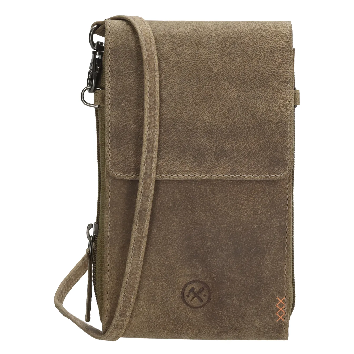 Dit telefoontasje is ideaal in het dagelijkse gebruik. Hij is afkomstig uit de Idaho collectie van Hide & Stitches. Je draagt hem aan de verstelbare en afneembare schouderband. Het tasje sluit met een overslag en in het hoofdvak past jouw telefoon. Daarnaast is er nog een vakje voor wat kleine dingetjes. Ga jij hem bestellen?

De eigenschappen van het telefoontasje zijn:

Hoofdvak met overslag
Verstelbare en afneembare schouderband