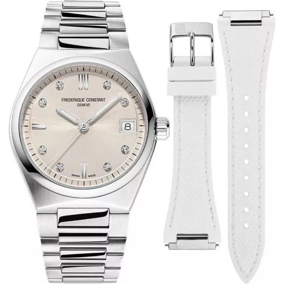De Frédérique Constant 240BGD2NH6B is een elegante polshorloge in de categorie horloge. Draag deze verfijnde polshorloge bij formele gelegenheden of als stijlvolle aanvulling op uw dagelijkse outfit. Voor het beste effect draagt u het aan uw niet-dominante pols, zodat het gemakkelijk te bekijken is zonder uw bewegingen te belemmeren.