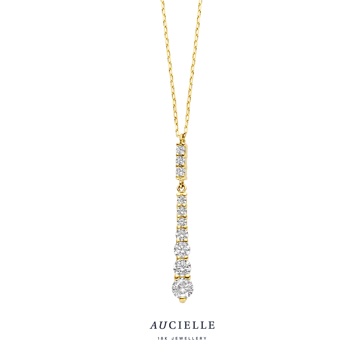 Aucielle ketting goud 18k