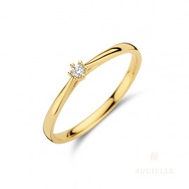 Aucielle ring goud 18k briljant 