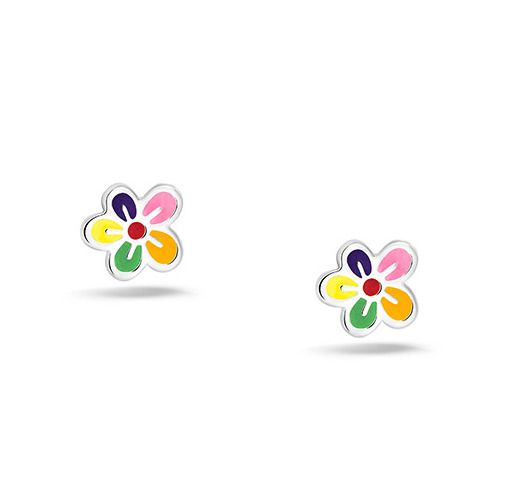 Bellini 575.028 Oorstekers Multi-Color Bloem