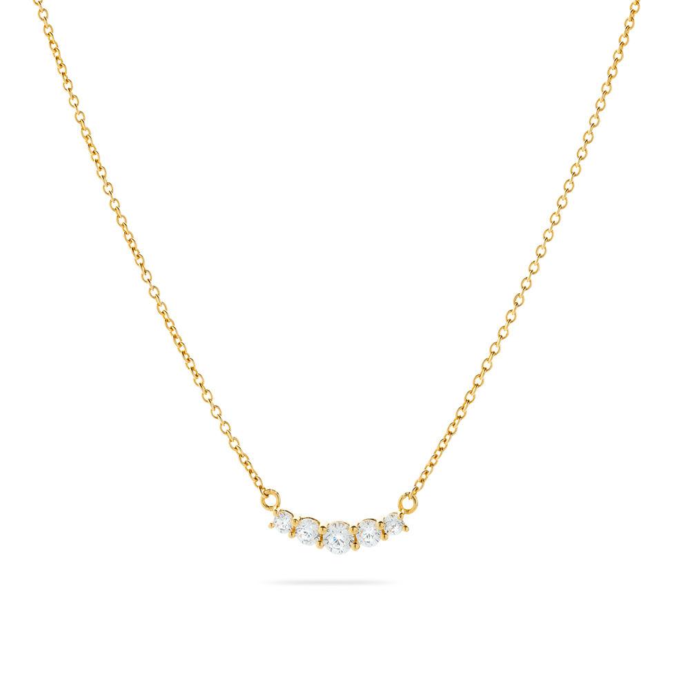 Gouden Collier met Zirkonia