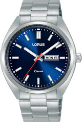 Lorus Quarts heren pols horloge model RH365AX-9 staal met stalen band. 10 ATM waterdicht.