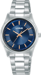 Lorus Quarts dames pols horloge model RG243XX-9 staal met stalen band. 5 ATM waterdicht.