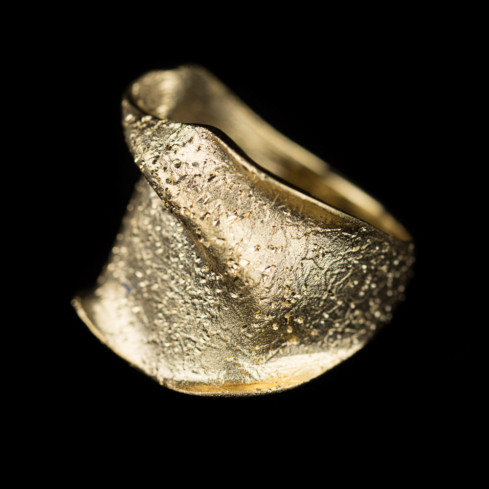 Sanjoya - Zilveren fantasie ring, mat, verguld - PRE0217013.54