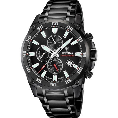 Festina F20735/3 horloge heren zwart