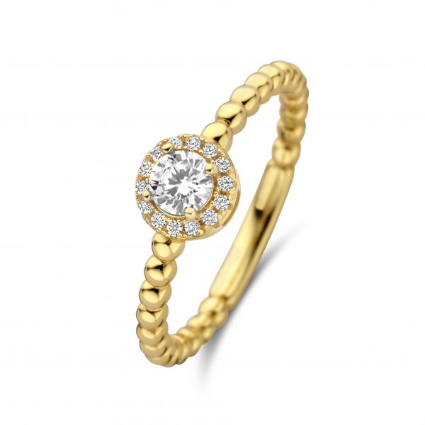 De 925 Silver Leora Ring is een elegante ring met een ronde zirconia steen. Het klassieke ontwerp maakt het een perfecte keuze voor elke gelegenheid, of je nu je dagelijkse look wilt verfijnen of een chique uitstraling wilt creëren. Maat 50