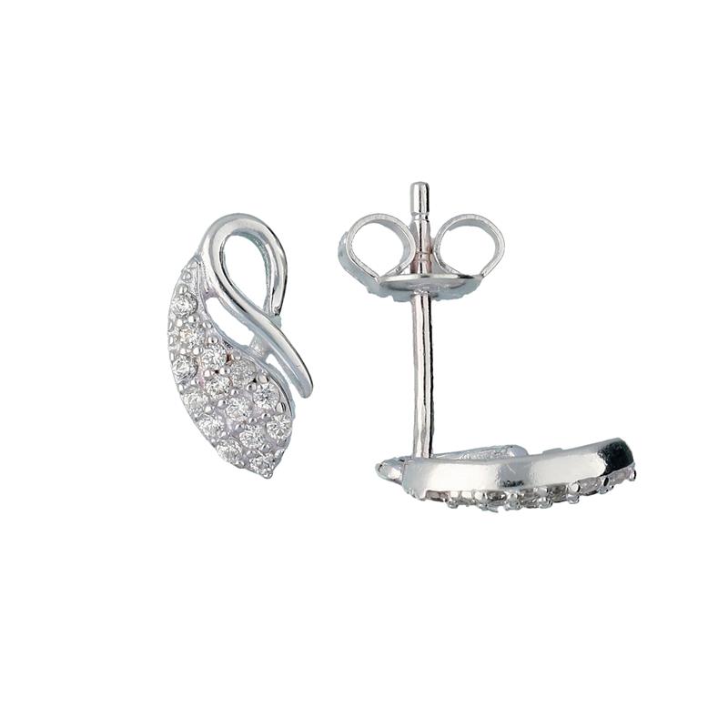 GLOW - 106.0854.00 - Oorstekers - Zilver - Zirkonia