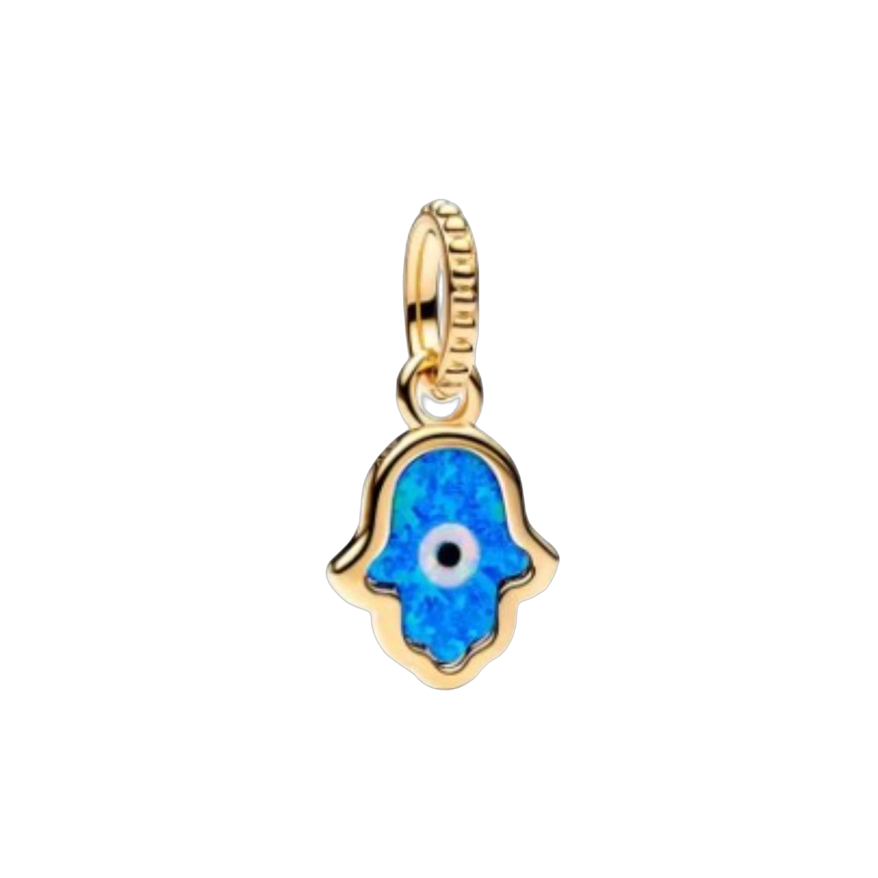 De Pandora Bedel/Hanger Hasma Hand met modelnummer 762699C01 is een verfijnd sieraad dat valt onder de categorie 'Jewel' en is specifiek een 'Pendant'. Het is ideaal om te dragen aan een ketting voor een elegante look. Combineer het met andere bedels voor een persoonlijke touch en stijlvolle uitstraling. Perfect voor dagelijks gebruik of speciale gelegenheden.