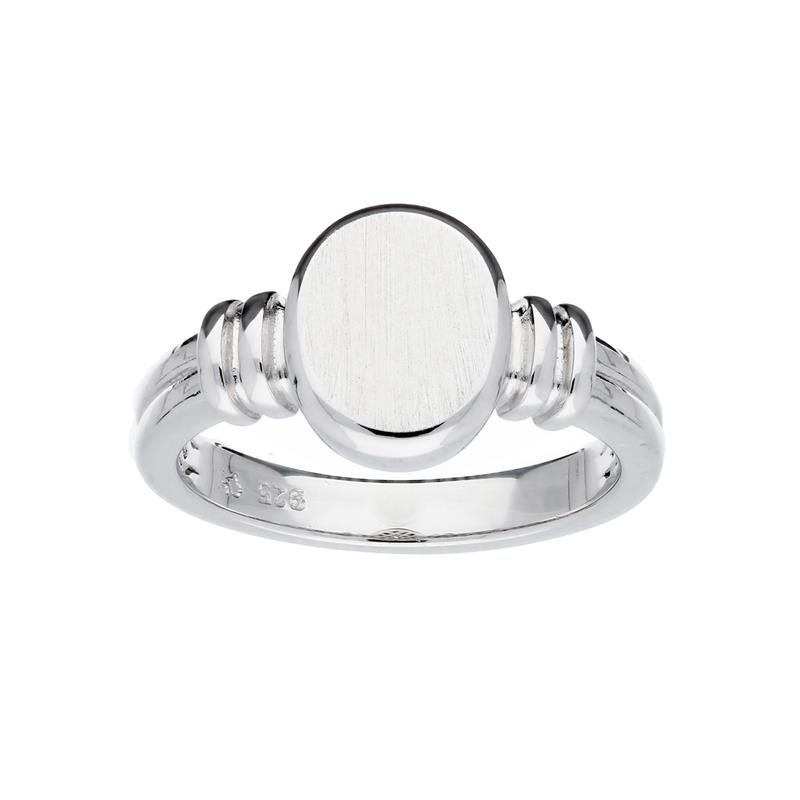 GLOW - 113.0092 - Zegelring - Zilver