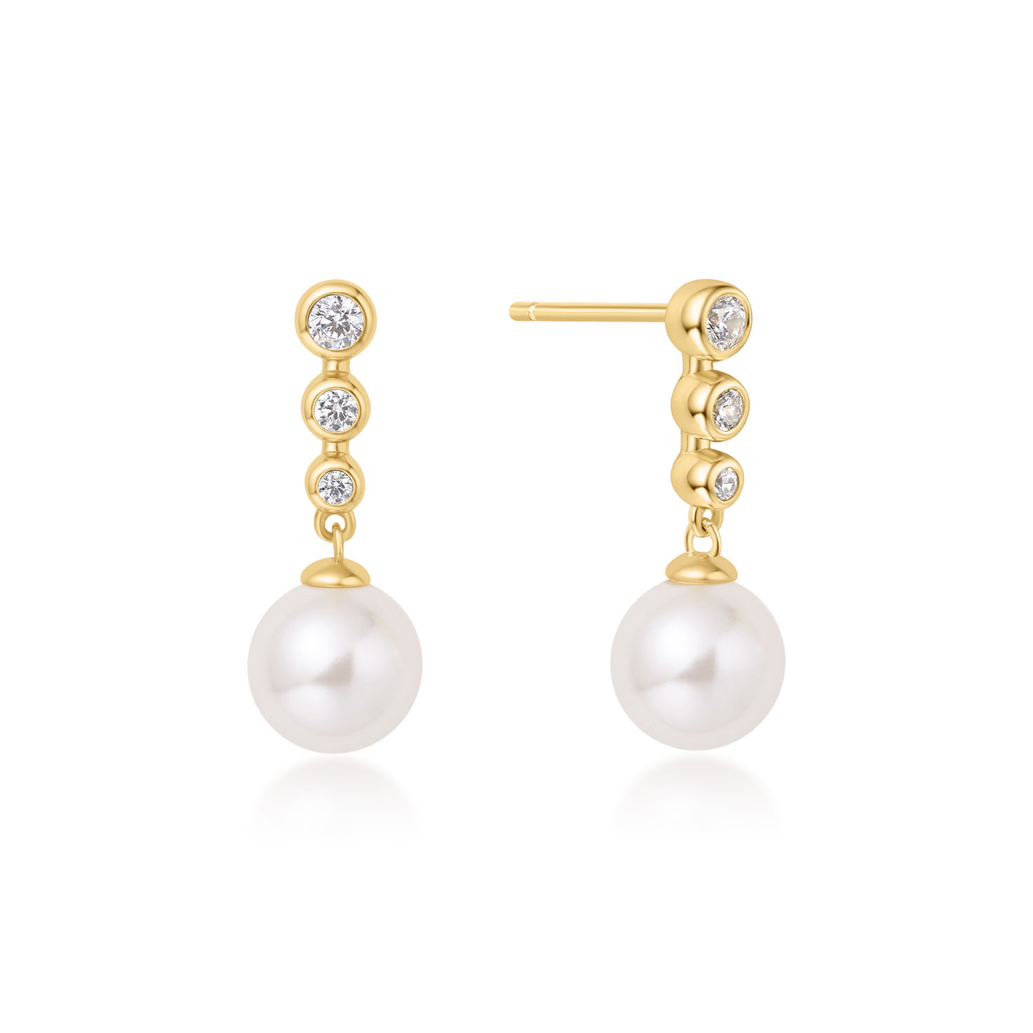 Miss Dainty is ontworpen voor vrouwen die houden van een elegante stijl met een speels accent. Deze oorstekers zijn subtiel afgewerkt met een rij zirkonia steentjes die eindigen in een parel. Ze passen goed bij andere oorbellen en zijn geschikt voor zowel dagelijks gebruik als nette gelegenheden.

HET MERK
Geïnspireerd door de laatste fashion trends is Ania Haie het toonaangevende sieradenmerk voor hoogkwalitatieve maar ook betaalbare zilveren sieraden, zonder op de kwaliteit in te leveren. Iedere collectie is gebaseerd op de laatste catwalktrends, waardoor Ania Haie snel tot hét sieradenmerk voor stijlbewuste consumenten is verkozen. Elk sieraad wordt ontworpen om te combineren met andere sieraden waardoor je je eigen look kunt creëren. Maar ook zijn Ania Haie sieraden opvallend genoeg om op zichzelf te dragen.

SPECIFICATIES
- Ania Haie
- Oorbellen
- 925 zilver met gold plating
- Lengte 20mm
- AH E065-03G