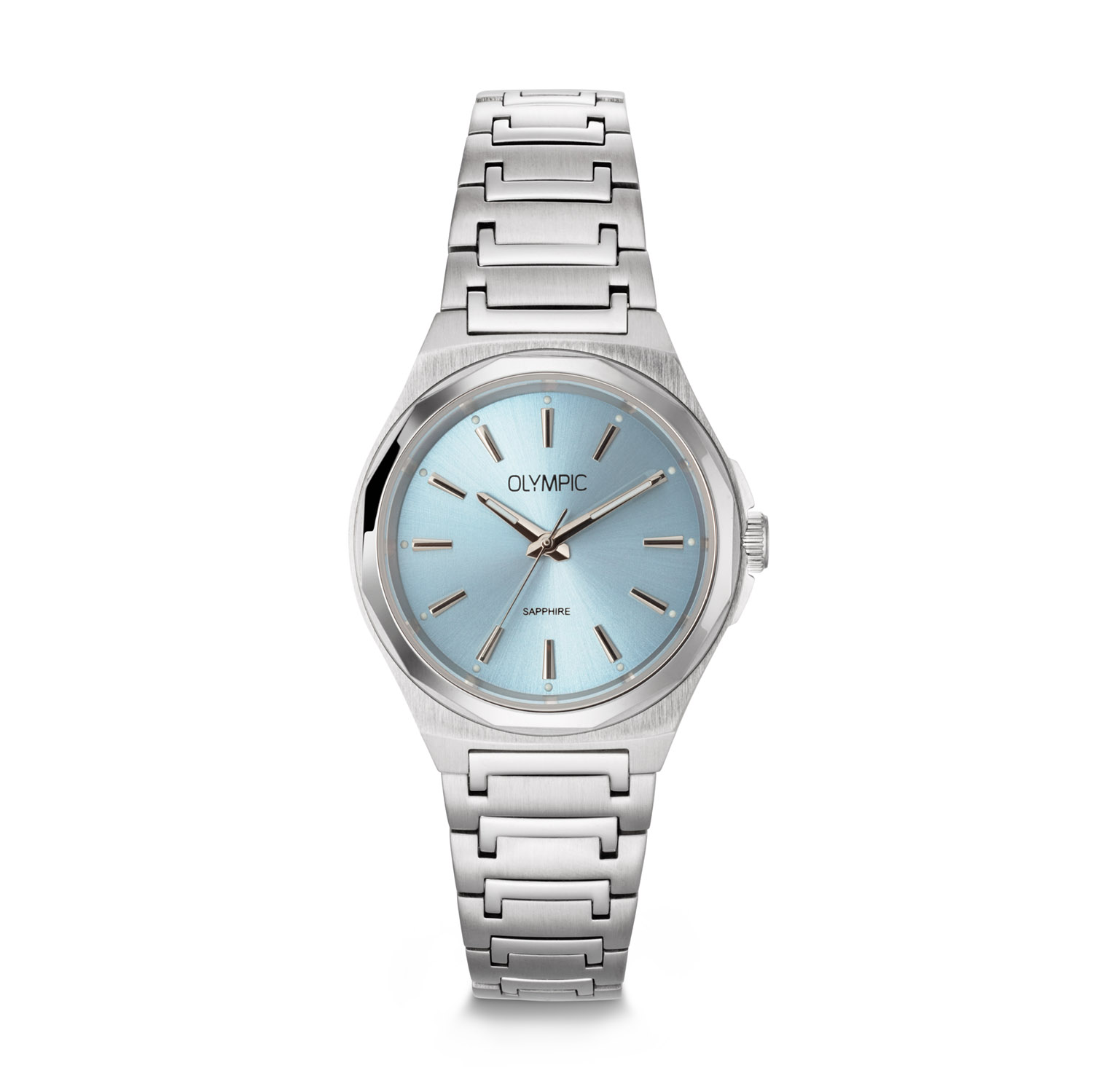 Olympic OL66DSS026 Momentum Horloge Dames Staal 32mm 
Dit unieke Olympic horloge met artikelnummer: OL66DSS026 is een classic dameshorloge. Het horloge heeft een stalen kast met een glanzende bezel, een blauwe wijzerplaat met streepjes als uursaanduiding en fijne wijzers. Aan de kast zit een stalen schakelband met een vouwsluiting. Het horloge heeft een saffierglas, een doorsnee van 32mm en is 5ATM.

Het merk:
Het Nederlandse horlogemerk Olympic levert stoere chronografen, slimline series, digitale uurwerken en elegante dameshorloges. 

100% Nederlands ontwerp, waterdicht en standaard 3 jaar fabrieksgarantie.

Specificaties:
- Ronde kast Ø 32mm
- Stalen horlogekast
- Blauwe wijzerplaat
- Stalen schakelband
- 5ATM 
- Standaard 3 jaar fabrieksgarantie
- Saffierglas