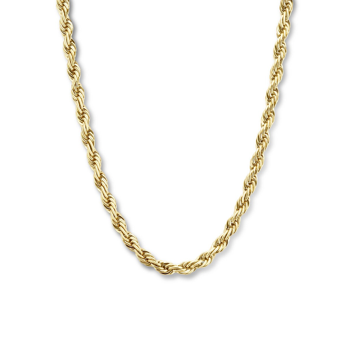 Dit 14 karaats koord collier van 65 centimeter is een verfijnde gouden ketting die perfect is voor elke gelegenheid. Als een elegant sieraad in de categorie gouden colliers, voegt het een vleugje klasse toe aan zowel alledaagse als formele outfits. Combineer het met andere gouden sieraden of draag het als statement stuk voor een tijdloze en verfijnde look. 