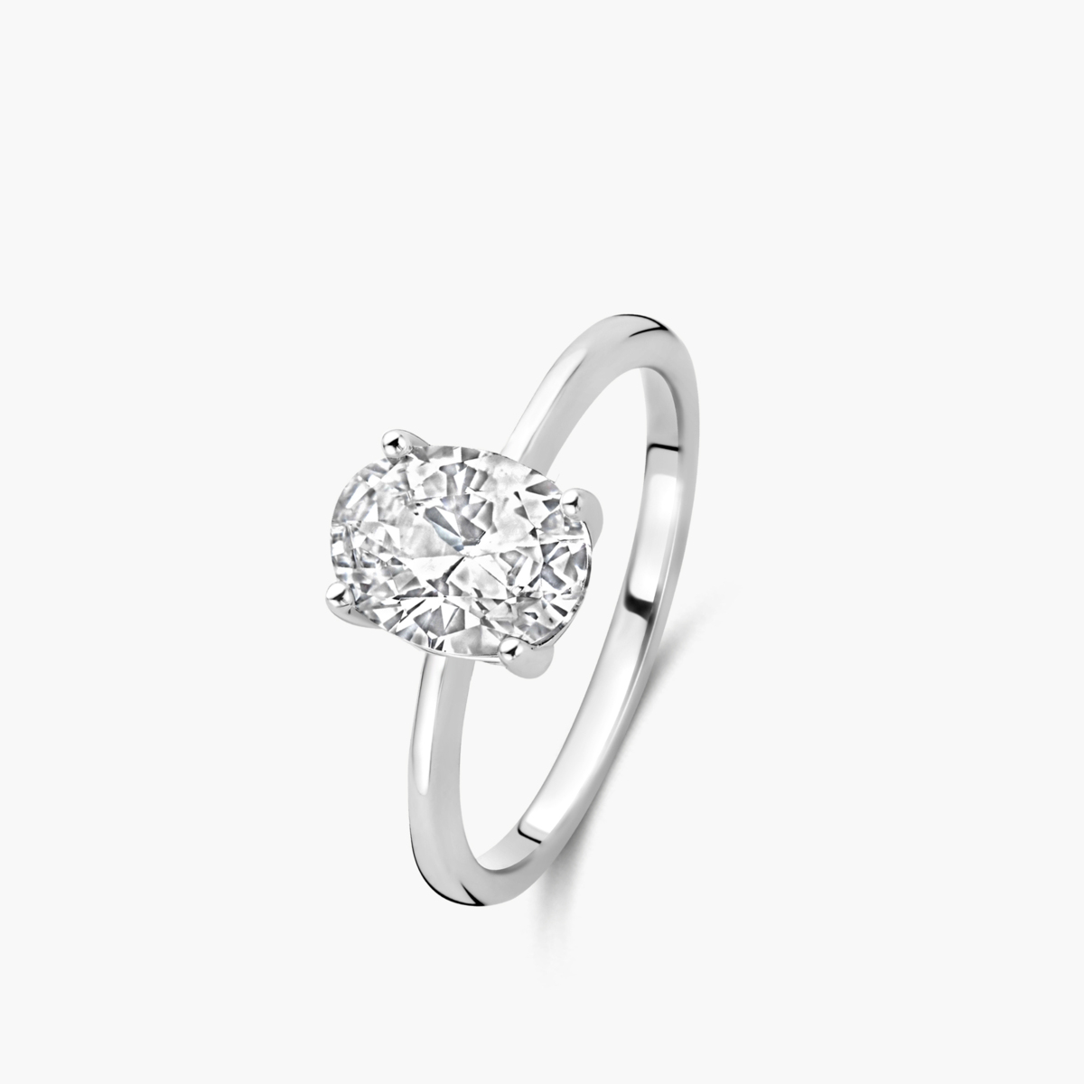 Diamant Lab Grown Oval cut 2 ct
