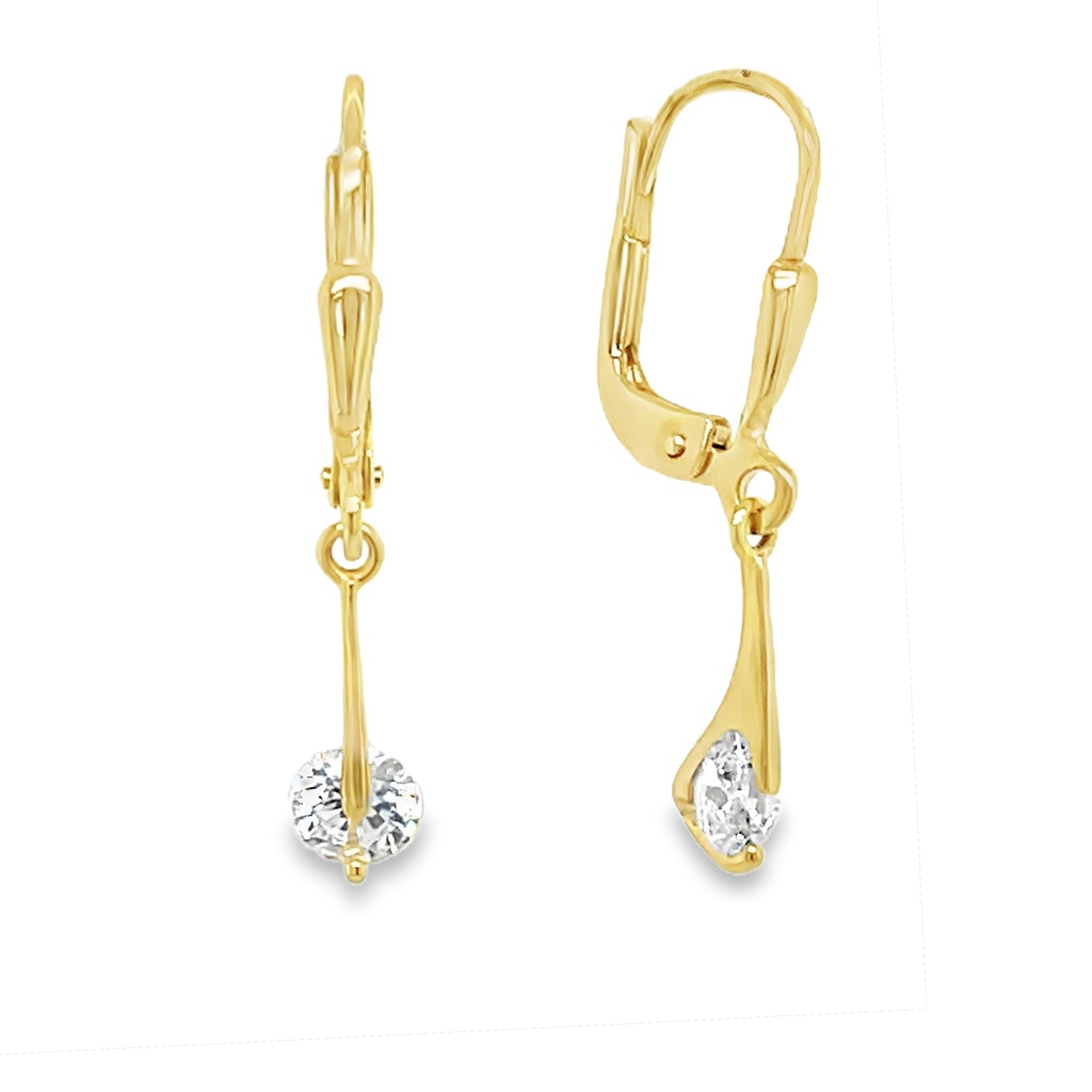 Geelgouden oorhangers met 4mm Zirkonia
Materialen: Goud 585
Materiaal kleur: Geel
Stenen: Zirkonia
