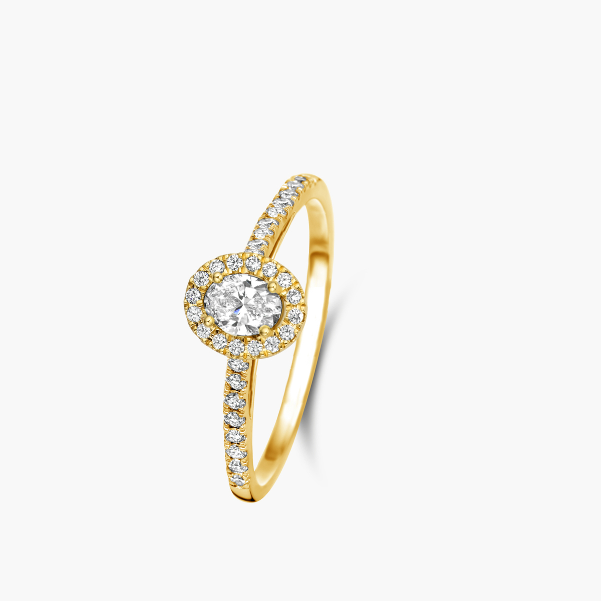 32 Diamant Lab Grown Briljant cut 0.21 ct
1 Diamant Lab Grown Oval cut 0.3 ct