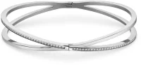 Stalen bering armband met kristal 656-1117-170