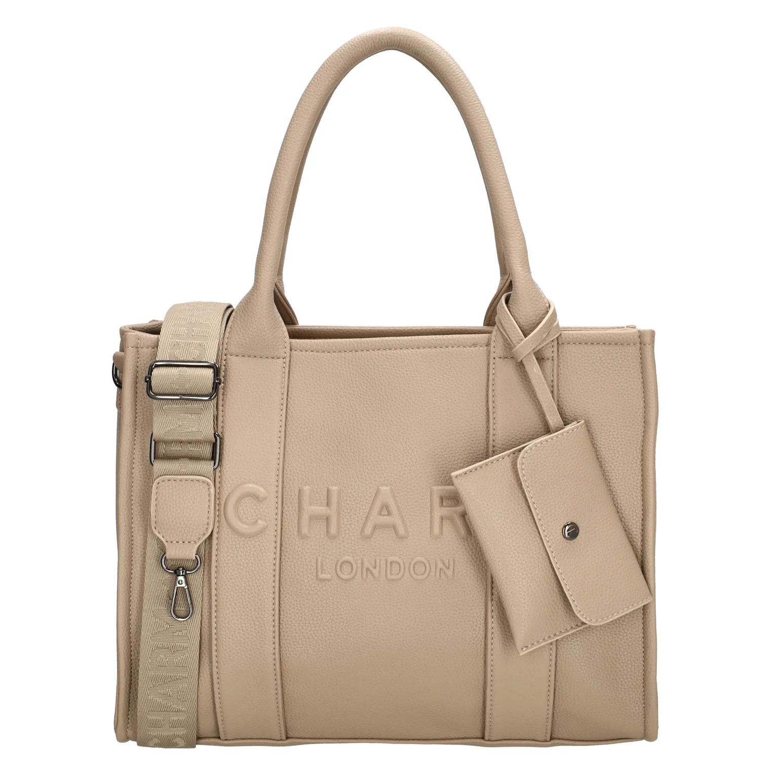 Deze elegante en veelzijdige shopper is een absolute musthave! De tas combineert stijl en functionaliteit, waardoor hij perfect is voor dagelijks gebruik. Met meerdere handige opbergmogelijkheden blijf je altijd georganiseerd.

De binnenkant is voorzien van twee insteekvakken, waaronder een speciaal telefoonvak, en een ritsvak voor waardevolle spullen. Aan de achterkant van de tas bevindt zich ook een handig ritsvak voor snelle toegang. Dankzij de verstelbare en afneembare schouderband draag je de tas comfortabel als crossbody op jouw gewenste hoogte.

De tas is volledig afsluitbaar voor extra veiligheid en is voorzien van een stijlvolle etui die ruimte biedt voor kleine spulletjes zoals sleutels of make-up. Een ideale tas voor werk, winkelen of een dagje uit!

Kenmerken:

Twee insteekvakken, inclusief telefoonvak
Ritsvakken binnen- en achterkant
Verstelbare en afneembare schouderband
Volledig afsluitbaar voor extra veiligheid
Inclusief etui voor kleine essentials