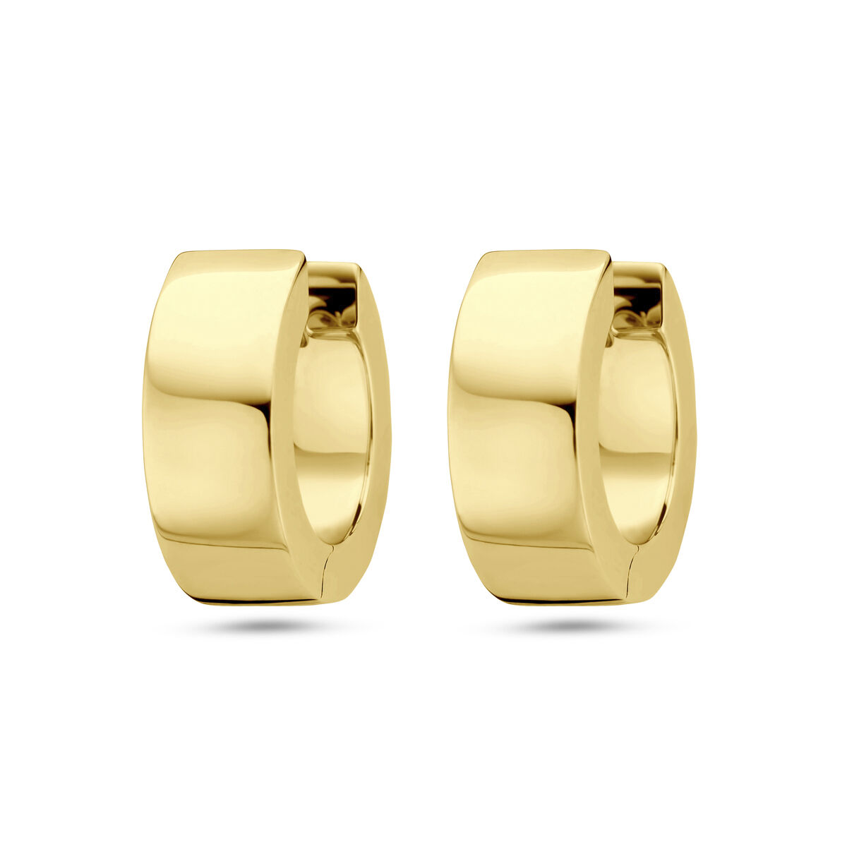 De van Zaanen huiscollectie 14KR KLAPCREOOL is een verfijnd paar creolen, perfect voor elke gelegenheid. Gemaakt van 14-karaats goud, stralen deze oorbellen elegante eenvoud uit. Ze passen moeiteloos bij elke outfit en zijn ideaal om dagelijks te dragen of om je avondlook te accentueren. Combineer met andere gouden sieraden voor een stijlvolle uitstraling.