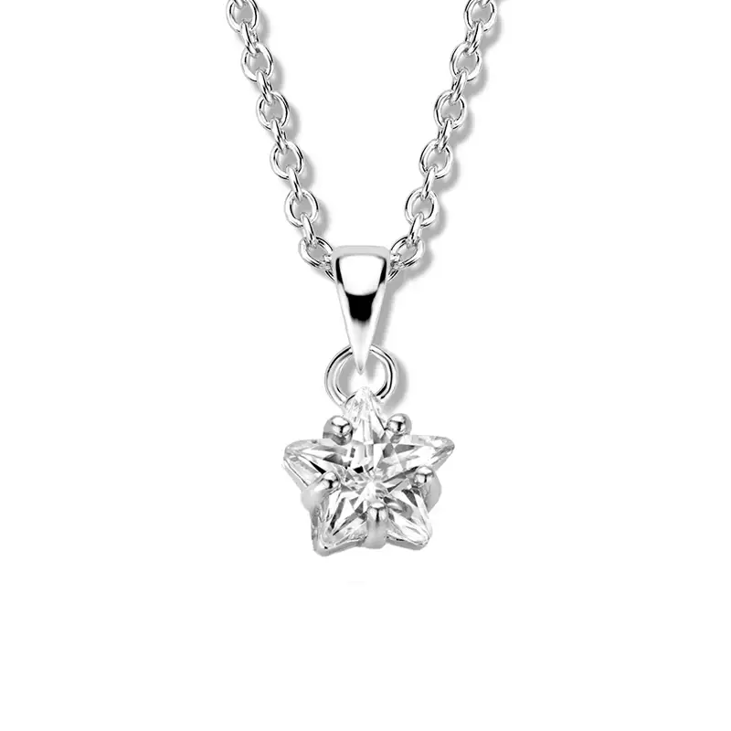 Collier met zirkonia ster