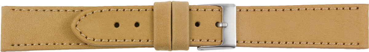 horlogeband 580 Nubuck Cognac waterafstotend 22mm