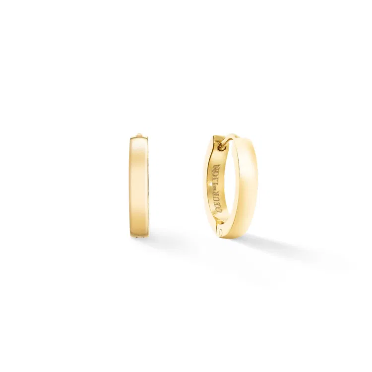 Coeur de Lion creolen, goldplated
