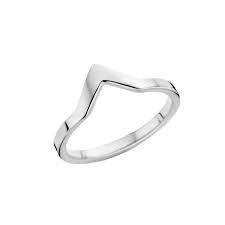 Melano friends pointed ring - zilverkleurig - dames - maat 50