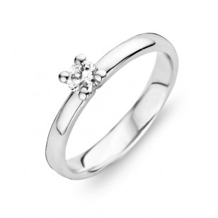 You & Me ring wit goud 18k met diamant (0.15ct)