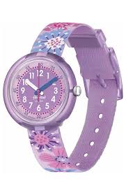 Ontdek de wereld van het leren klokkijken met FLOWER CHAOS! Dit educatieve horloge voor kinderen biedt een bonte verzameling van roze, paarse en blauwe bloemen. Een kleurrijk cadeau voor kinderen!