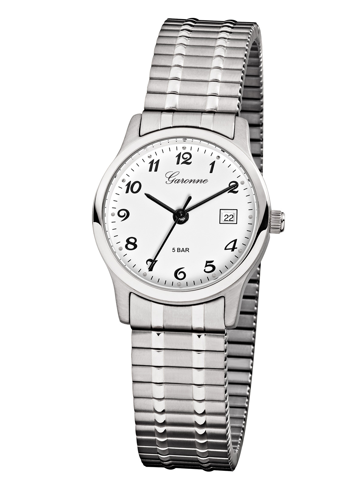Dit is een horloge van het merk Garonne gemaakt voor dames.