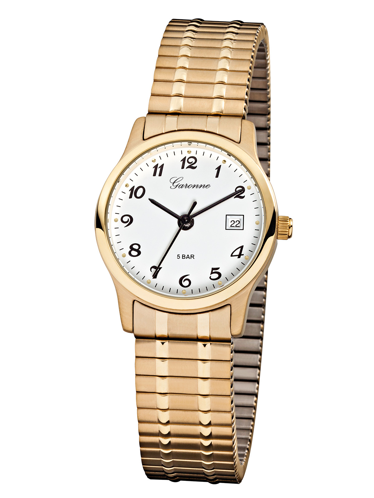 Dit is een horloge van het merk Garonne gemaakt voor dames.