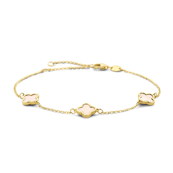 Dit is een armband van het merk Swing Jewels gemaakt voor dames in 14karaat.


